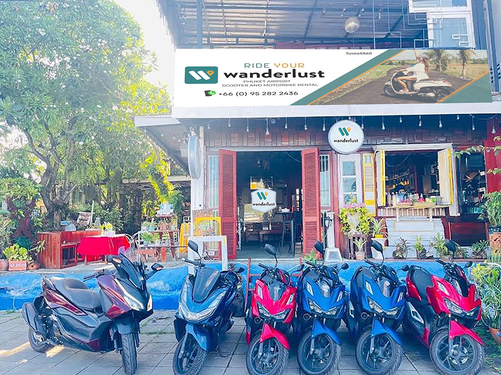 wanderlust scooter motorbike rental phuket airport